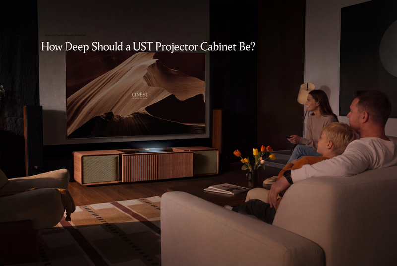 How Deep Should a UST Projector Cabinet Be?